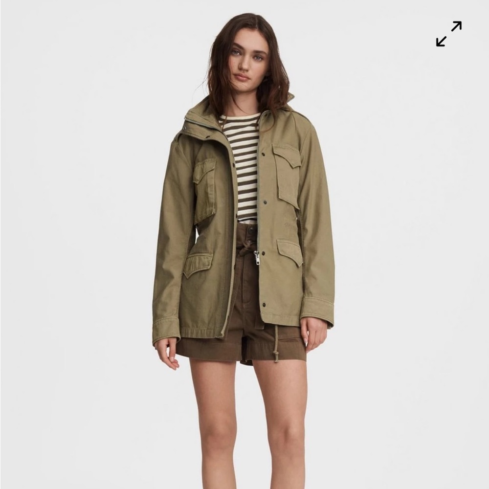 Rag & Bone green jacket small with bonus Rag and Bone jeans!